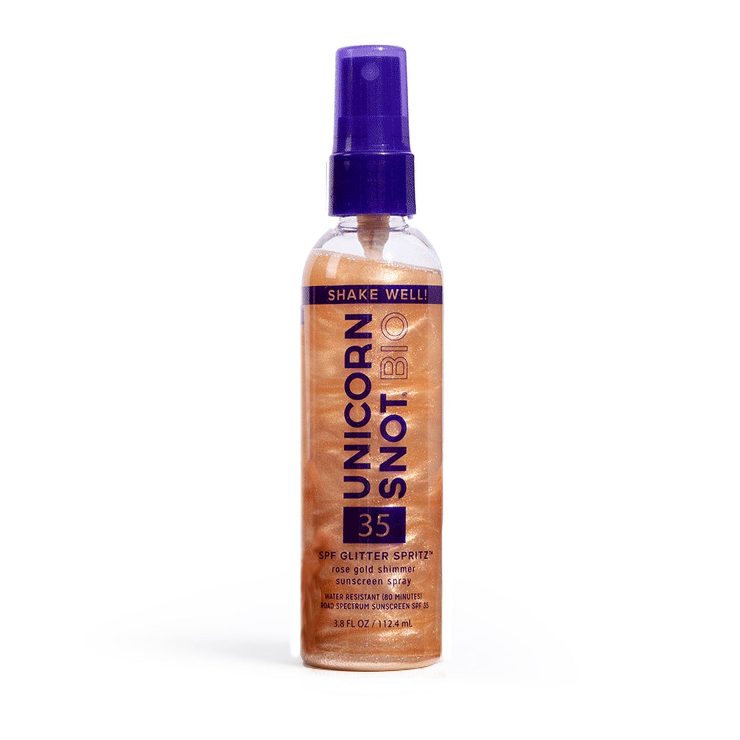 Unicorn Snot - SPF 35 Glitter Spritz - Rose Gold