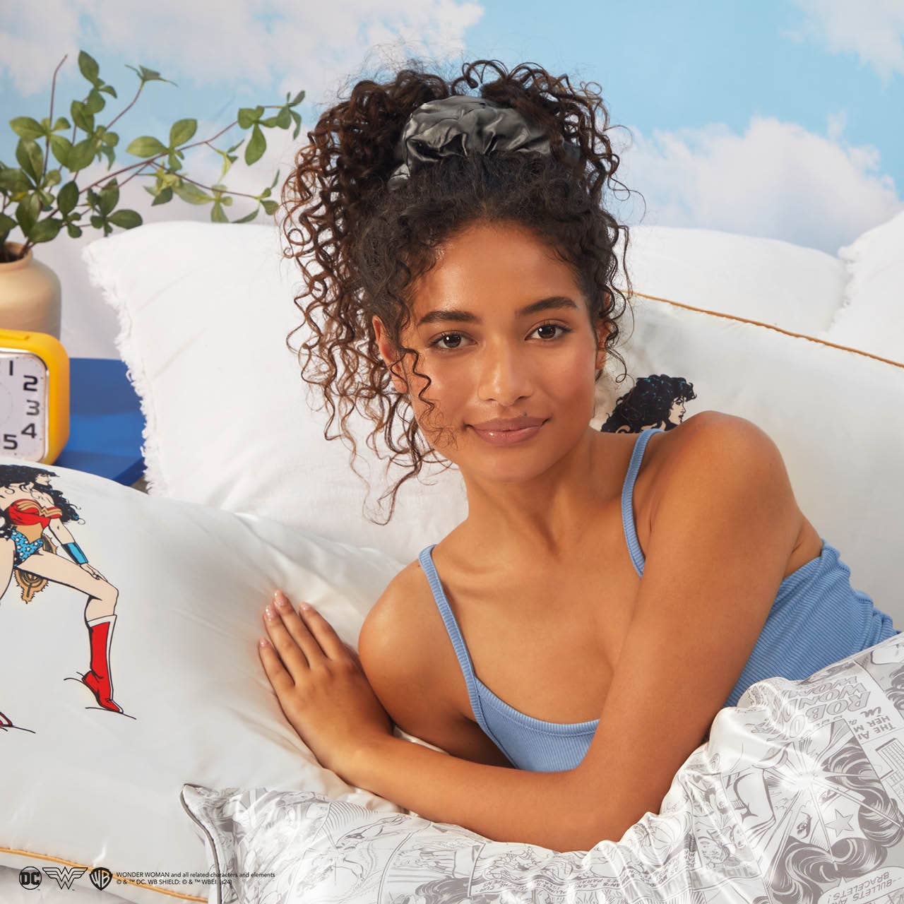 KITSCH - Wonder Woman x kitsch King Satin Pillowcase- Believe in Wond
