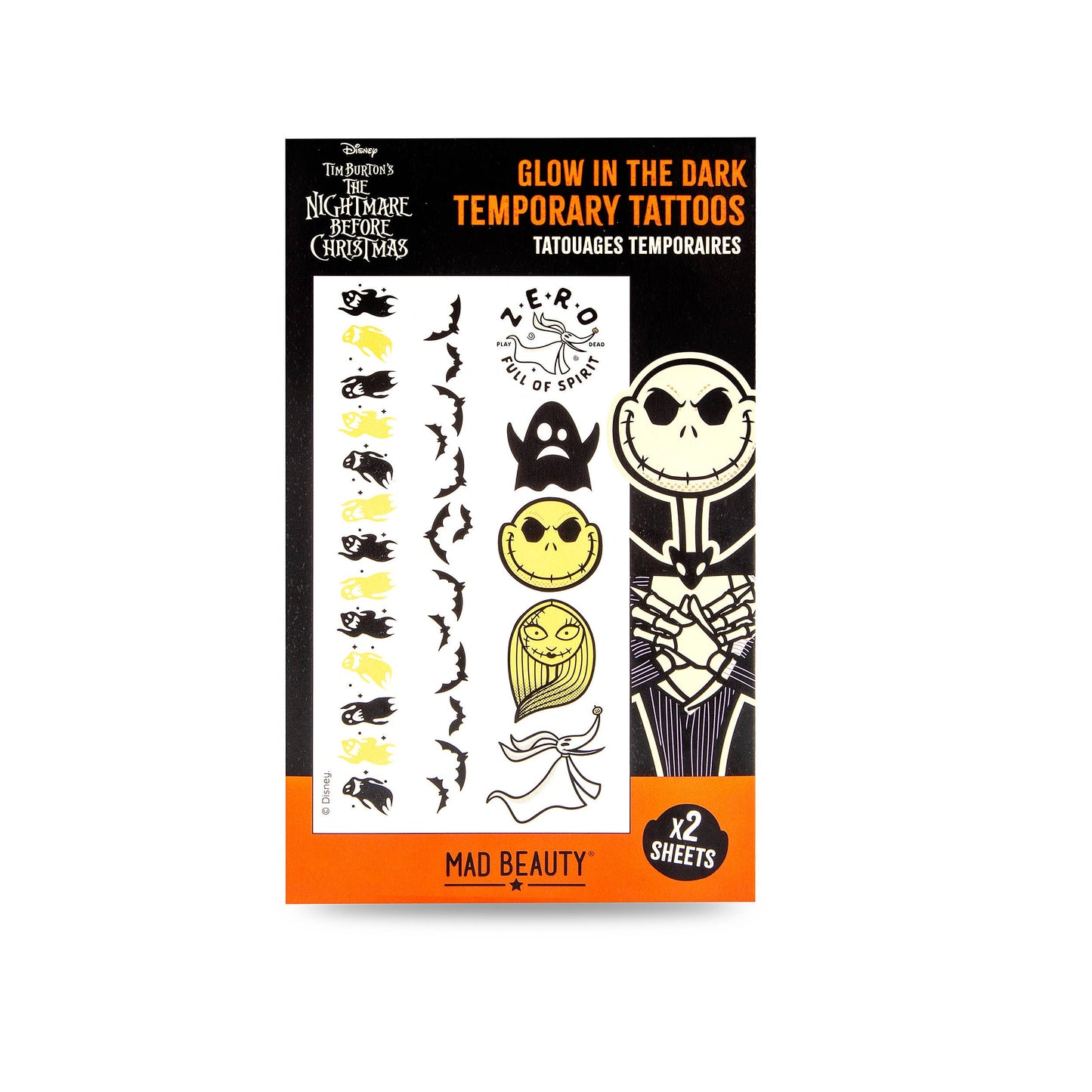 Mad Beauty USA LLC - Mad Beauty Disney Nightmare Before Christmas Body Tattoos