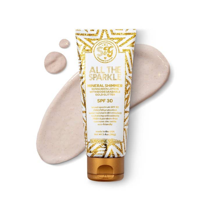 Sunshine & Glitter - All the Sparkle Mineral Shimmer SPF 30 Starter Set
