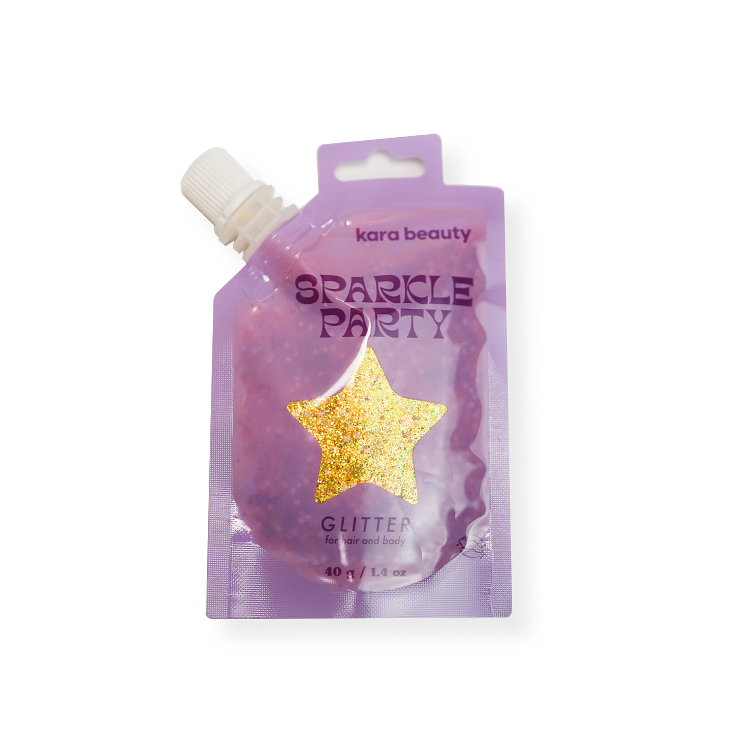 Kara Beauty - SPARKLE PARTY HAIR AND BODY GEL - SINGLE PACKS: LAVENDER MOONS