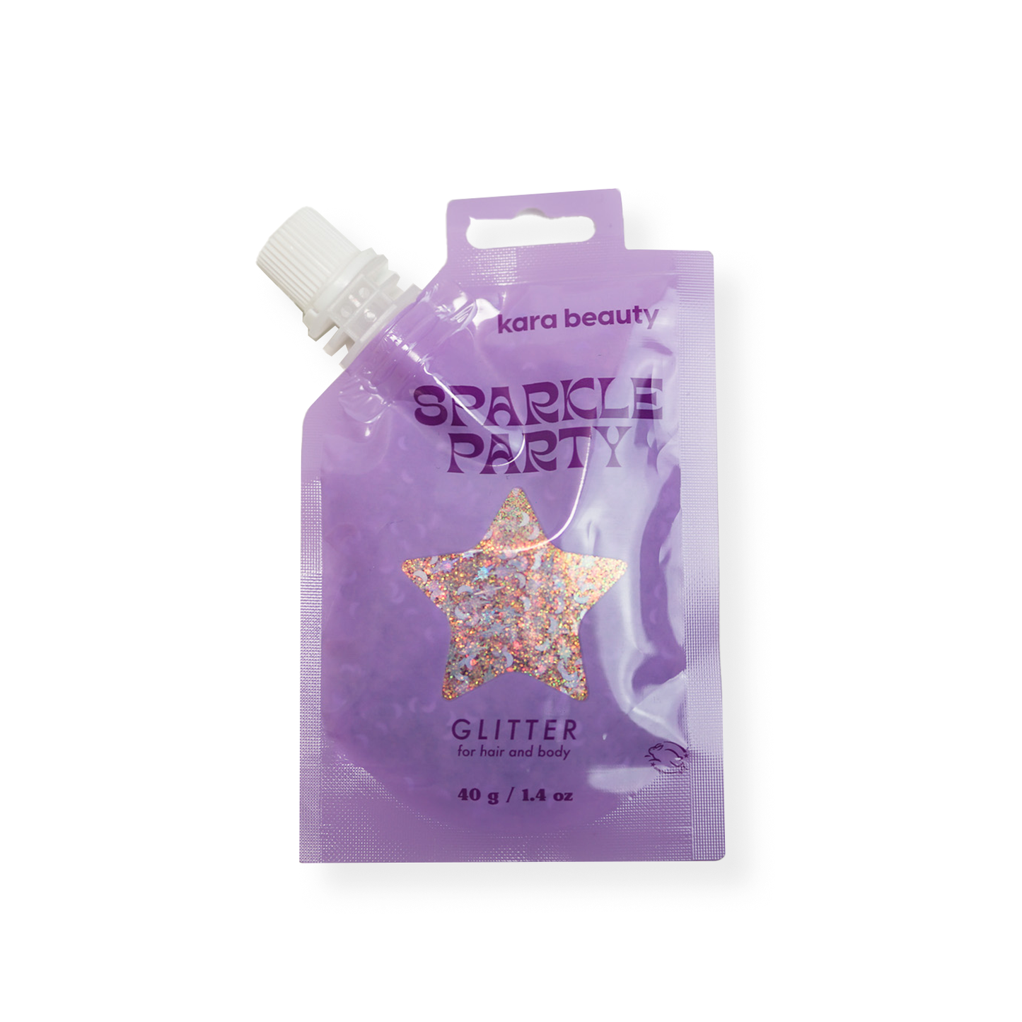 Kara Beauty - SPARKLE PARTY HAIR AND BODY GEL - SINGLE PACKS: LAVENDER MOONS