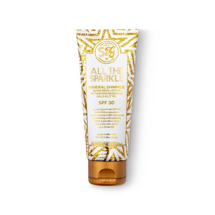 Sunshine & Glitter - All the Sparkle Mineral Shimmer SPF 30 Starter Set