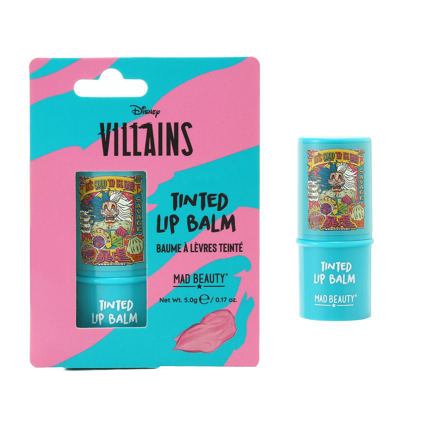 Mad Beauty USA LLC - Wicked Villains Cruella Tinted Lip Balm