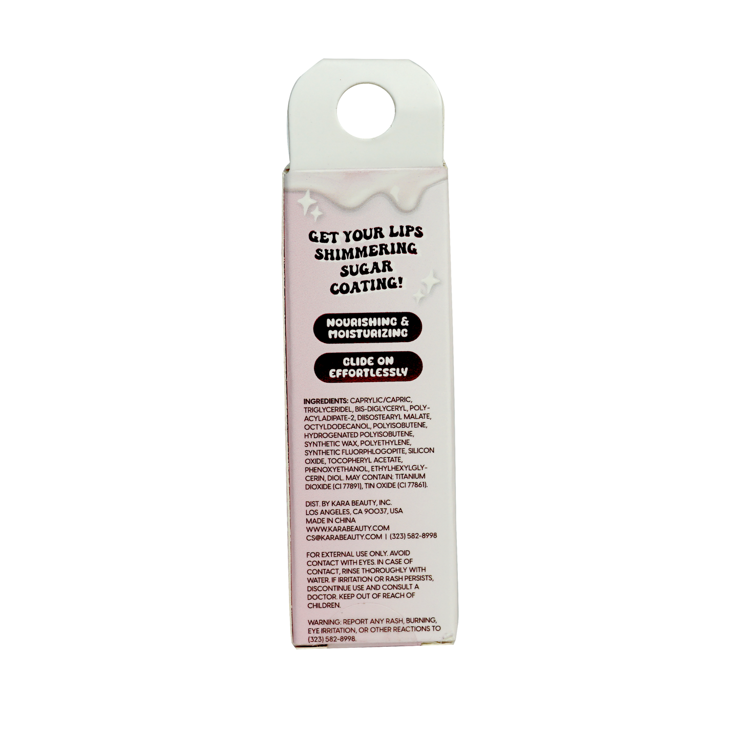 Kara Beauty - Sugar Coat Shimmer Lip Balm: Berry Gumdrop