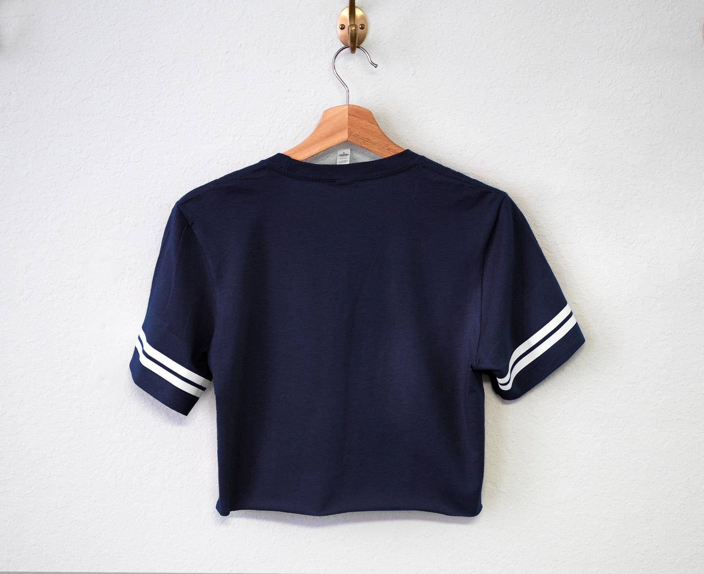 Nobullwoman Apparel - Usa Patriotic Crop Tops, 4Th Of July Crop Top Shirts, Fourth: Navy Blue / S
