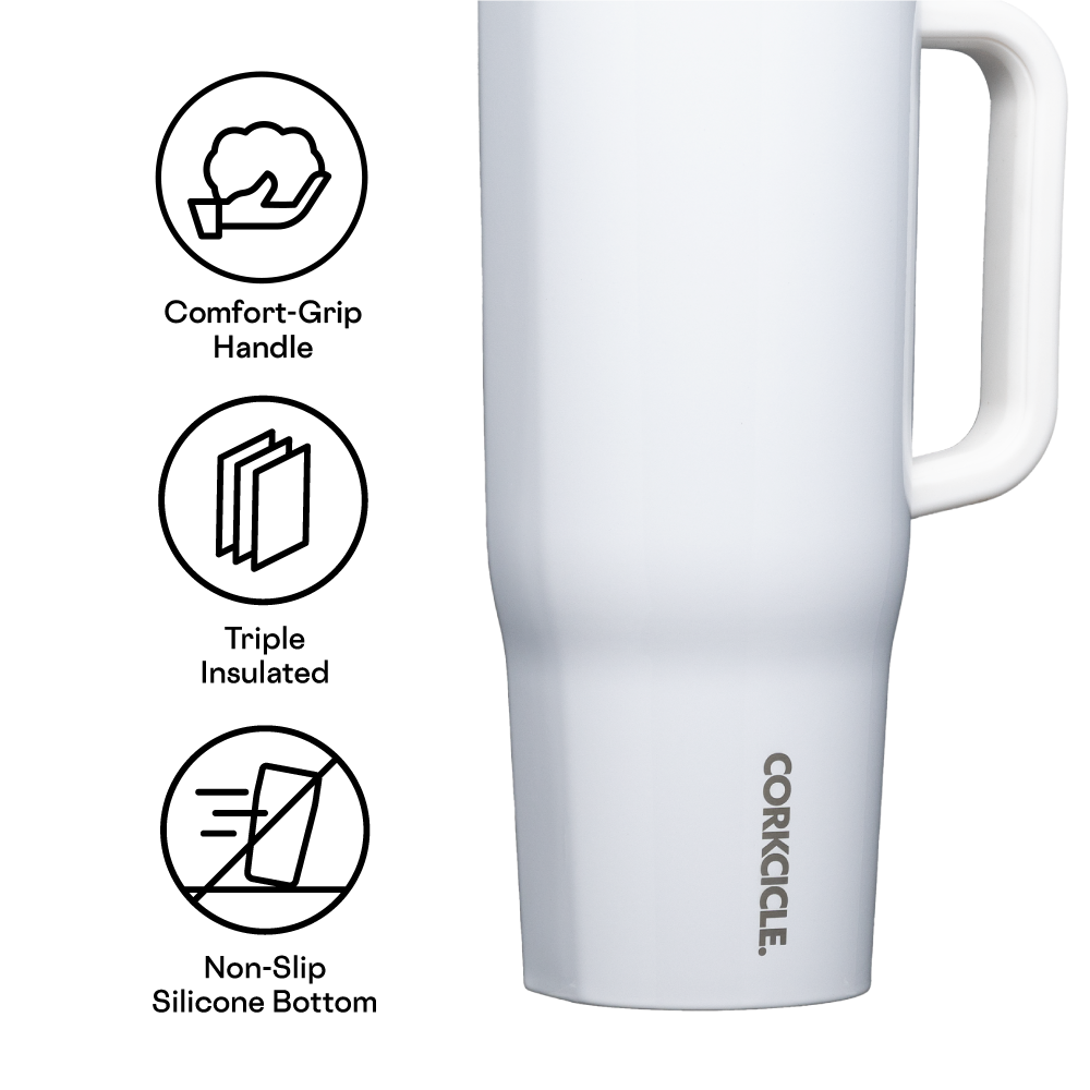 CORKCICLE - Cruiser - 40oz Gloss White