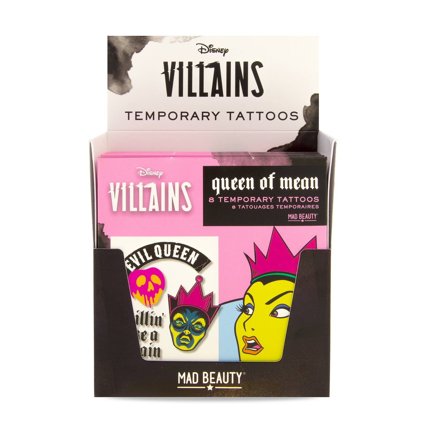 Mad Beauty USA LLC - Mad Beauty Disney POP Villains Temporary tattoos