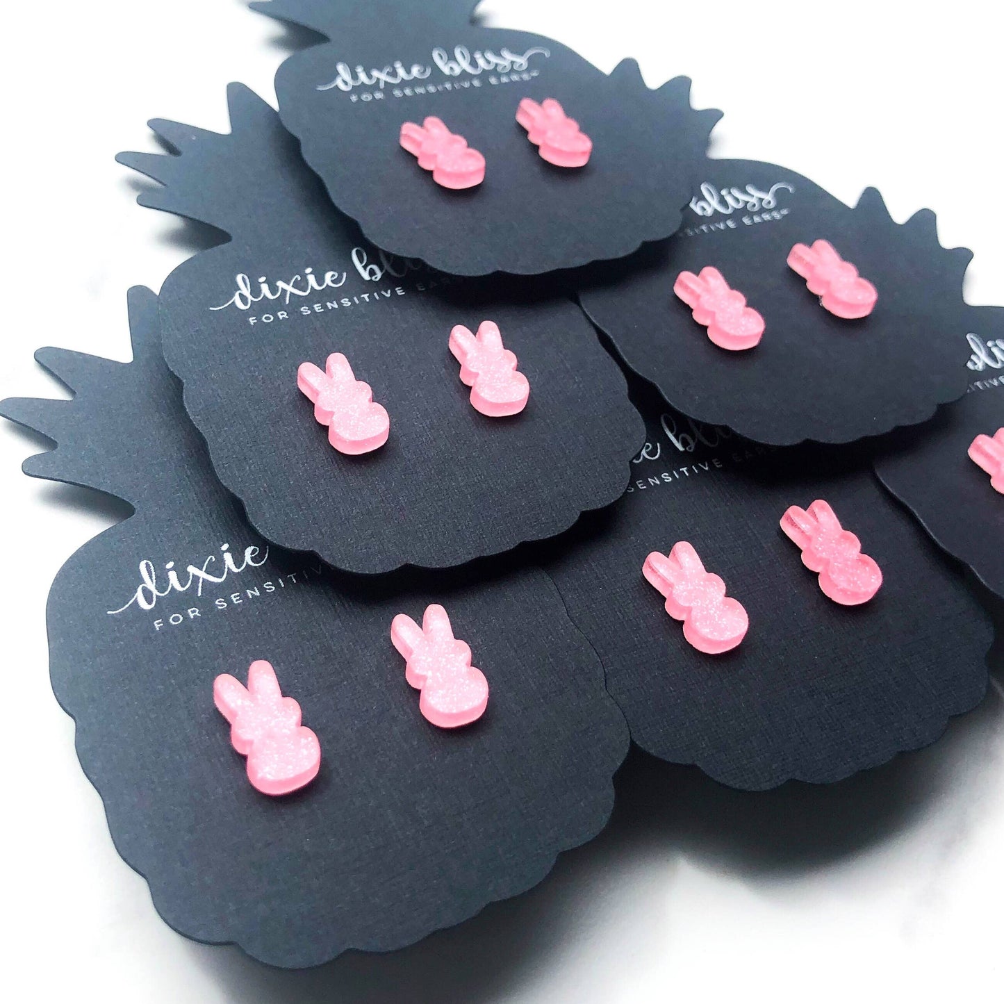 Dixie Bliss - Bunny Bunnies Stud Earrings