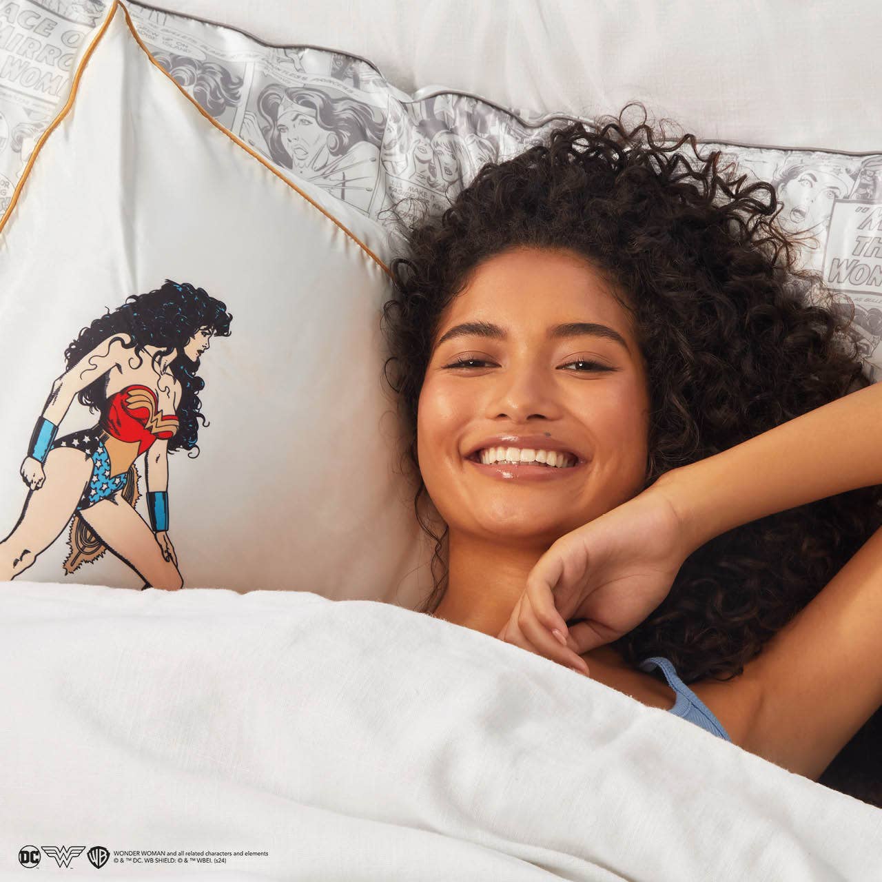 KITSCH - Wonder Woman x kitsch Satin Pillowcase- Believe In Wonder