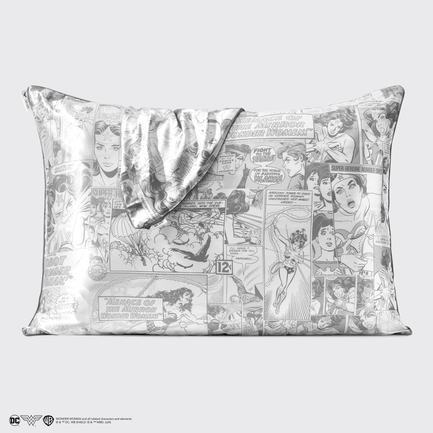 KITSCH - Wonder Woman x kitsch Satin Pillowcase- Comic Print
