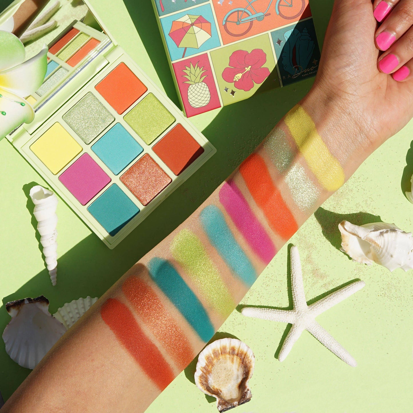 Kara Beauty - BEACH BUM 9-Shade Multi-Finish Creative Beauty Palette