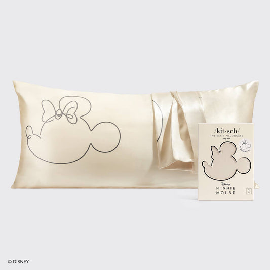 KITSCH - Kitsch & Mickey and Minnie Satin Pillowcase King Mrs. Mouse