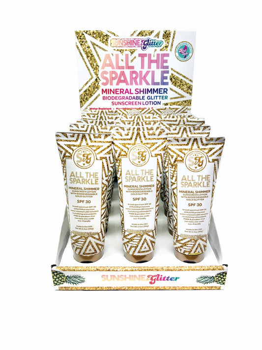 Sunshine & Glitter - All the Sparkle Mineral Shimmer SPF 30 Starter Set