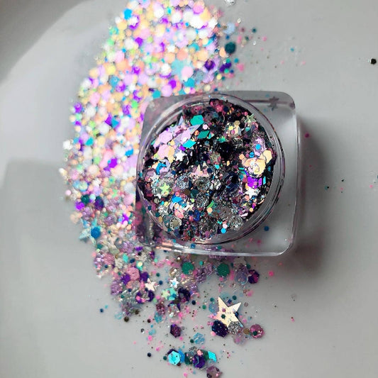 Nola Glitter Goddess - Outer Space Galaxy Face and Body Glitter