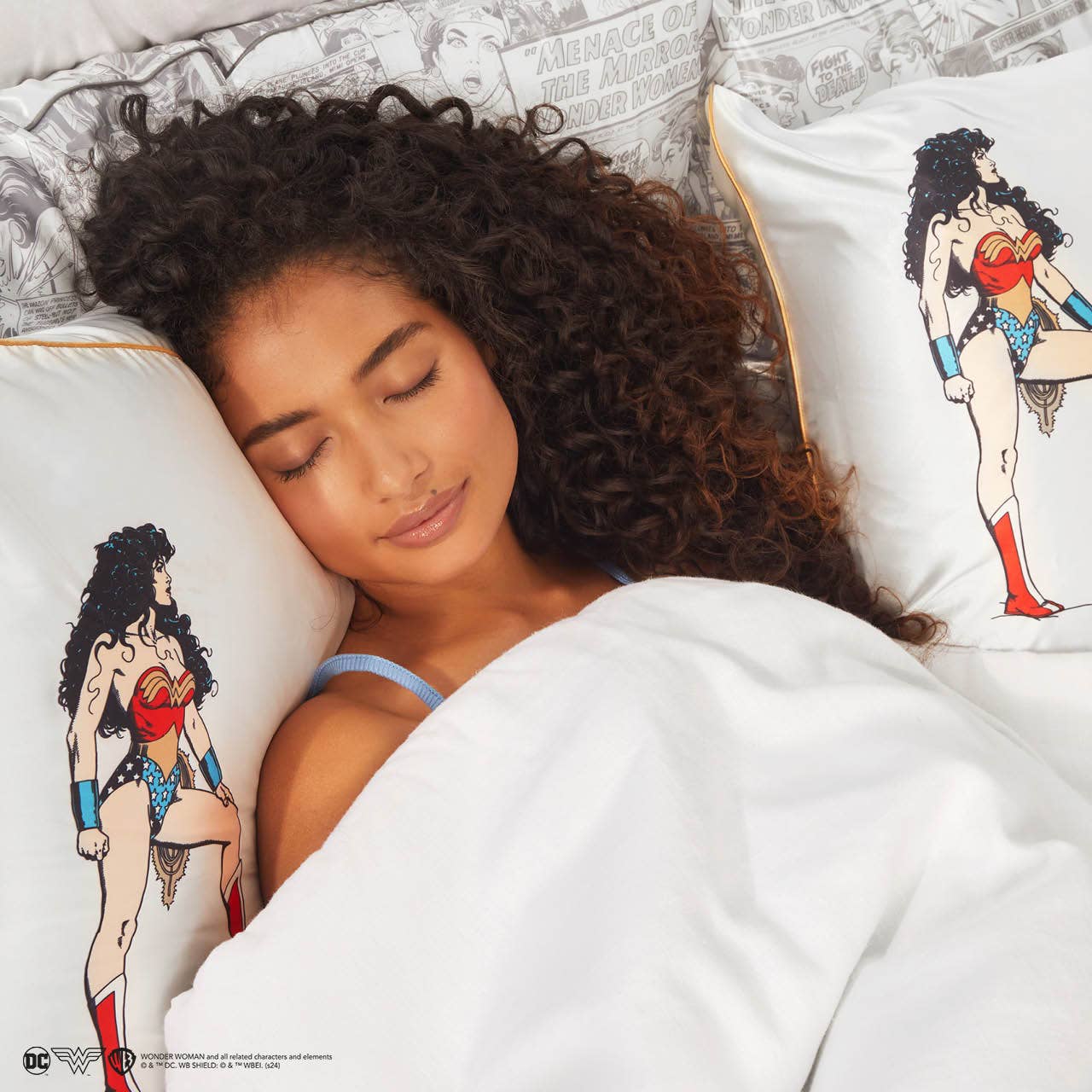 KITSCH - Wonder Woman x kitsch King Satin Pillowcase- Believe in Wond