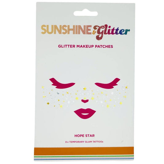 Sunshine & Glitter - TEMPORARY GLAM TATTOOS: Hope Star