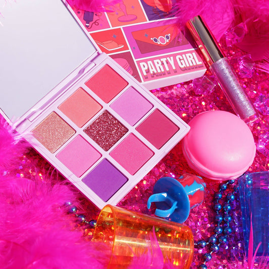 Kara Beauty - PARTY GIRL 9-Shade Multi-Finish Creative Beauty Palette