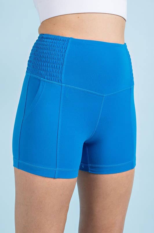 Teal Lets Ride Biker Short