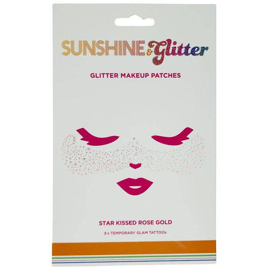 Sunshine & Glitter - TEMPORARY GLAM TATTOOS: Star Kissed Rose Gold