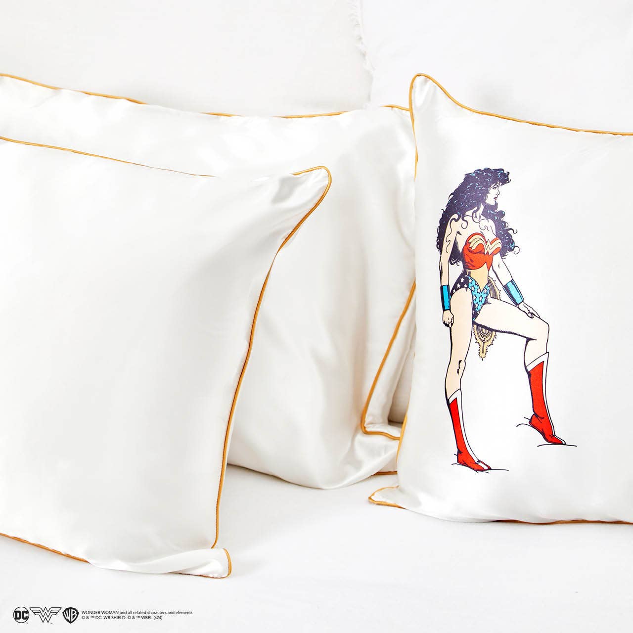 KITSCH - Wonder Woman x kitsch Satin Pillowcase- Believe In Wonder