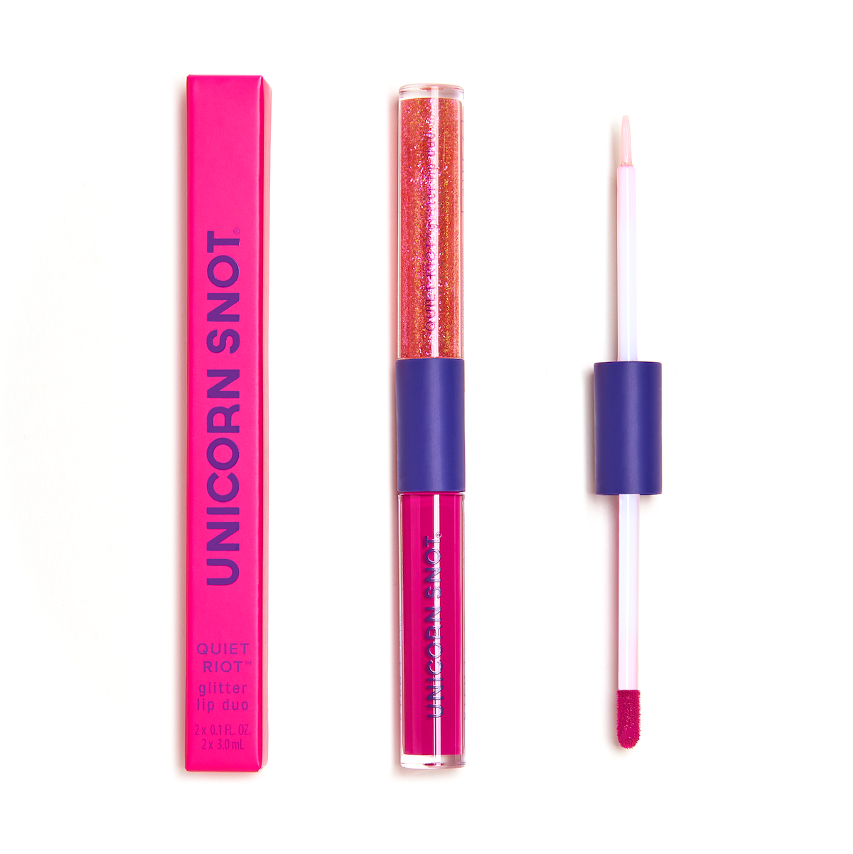 Unicorn Snot - Quiet Riot Glitter Lip Duo - Fusion