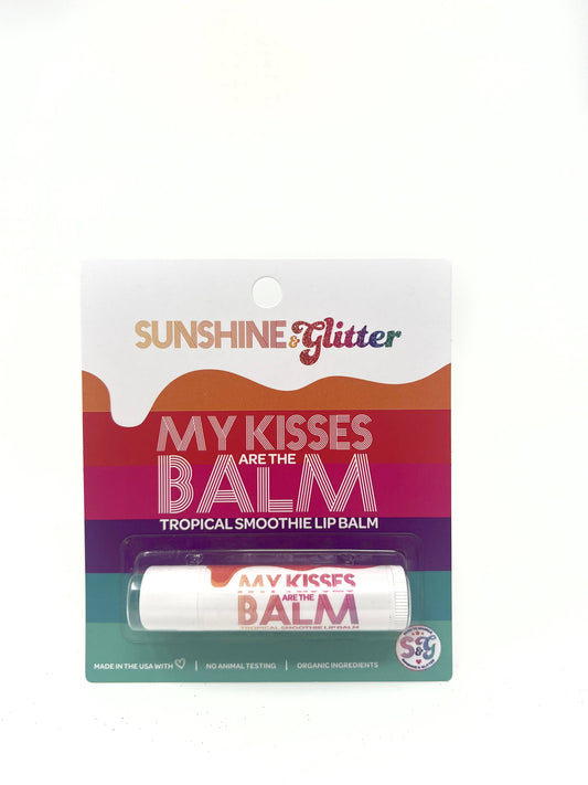 Sunshine & Glitter - My Kisses Are the Balm Tropical Lip smoothie - 100% organic