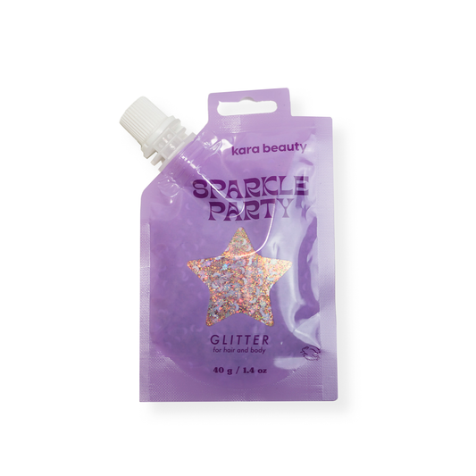 Kara Beauty - SPARKLE PARTY HAIR AND BODY GEL - SINGLE PACKS: LAVENDER MOONS