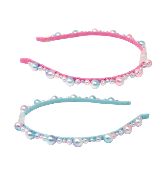 Pink Poppy USA - Shimmering Mermaid Pearl Headband | Pack of 6