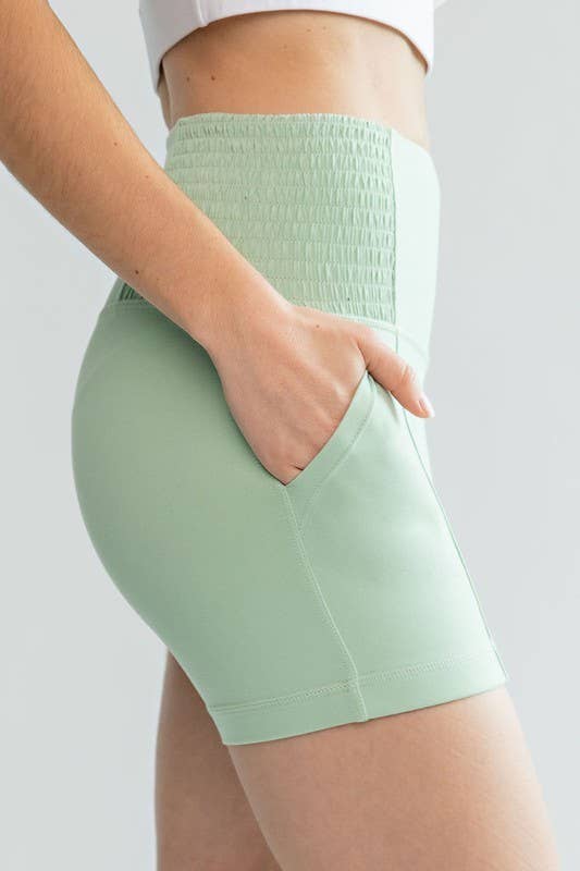 Teal Lets Ride Biker Short