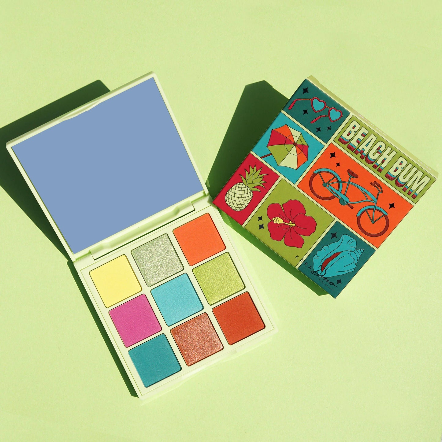 Kara Beauty - BEACH BUM 9-Shade Multi-Finish Creative Beauty Palette