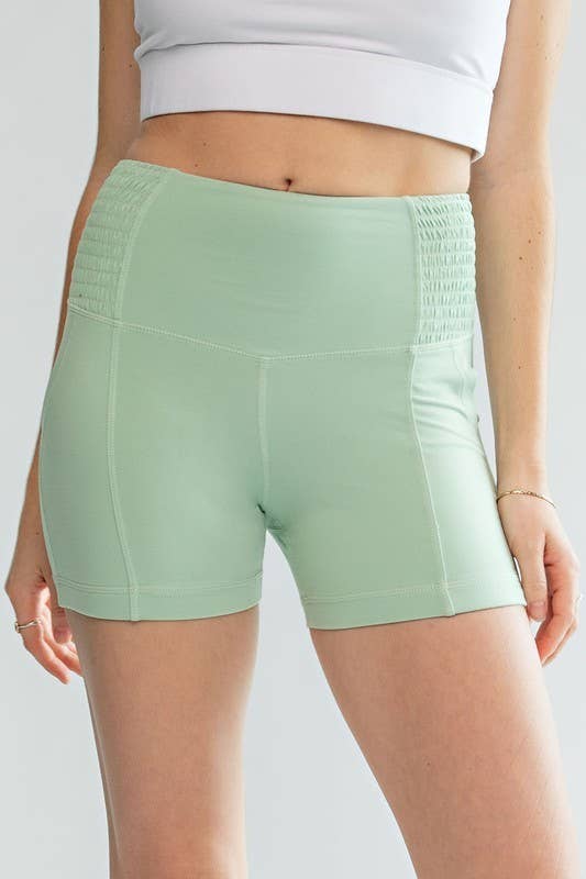 Teal Lets Ride Biker Short